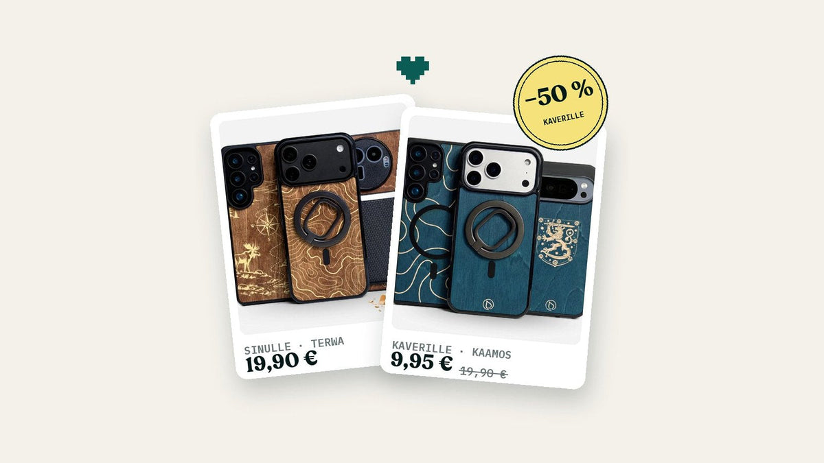 Kaverille kans: TERWA 19,90 € sinulle ja KAAMOS 9,95 € kaverille