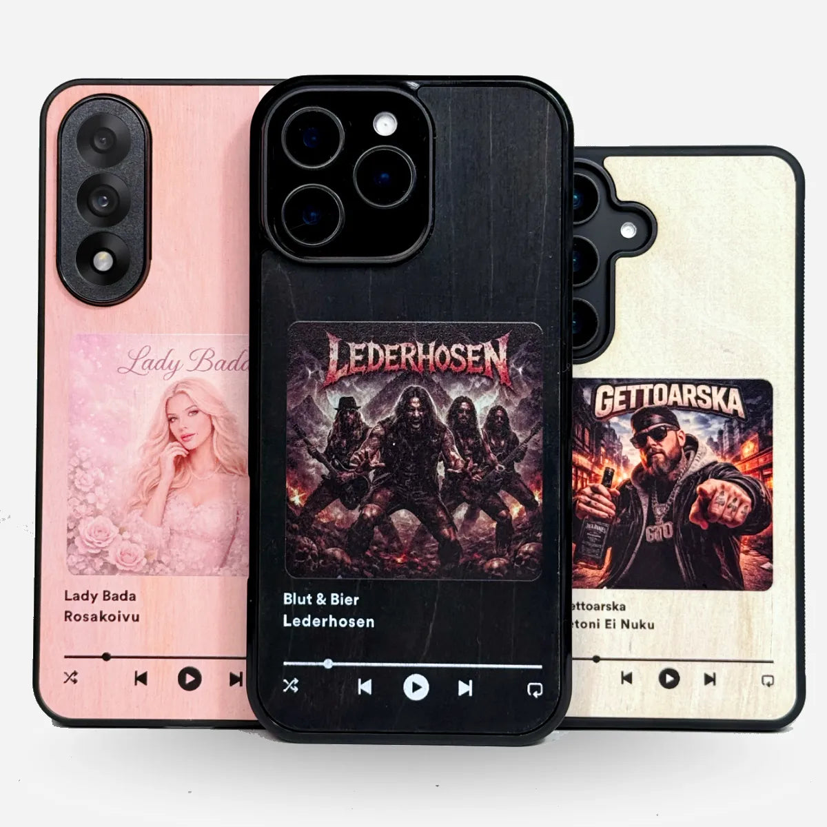 BASSO – Kuoret haluamallasi albumilla, artistilla tai raidalla, Lastu kuoret, puiset puhelinkuoret, personoitu kaiverrus, MagSafe-yhteensopiva.