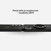 Lastu HIILIKOIVU mattamusta kotimainen koivukuori iPhonelle, puhelimen kuoret, MagSafe-yhteensopiva, puinen kuori, kännykän kotelo