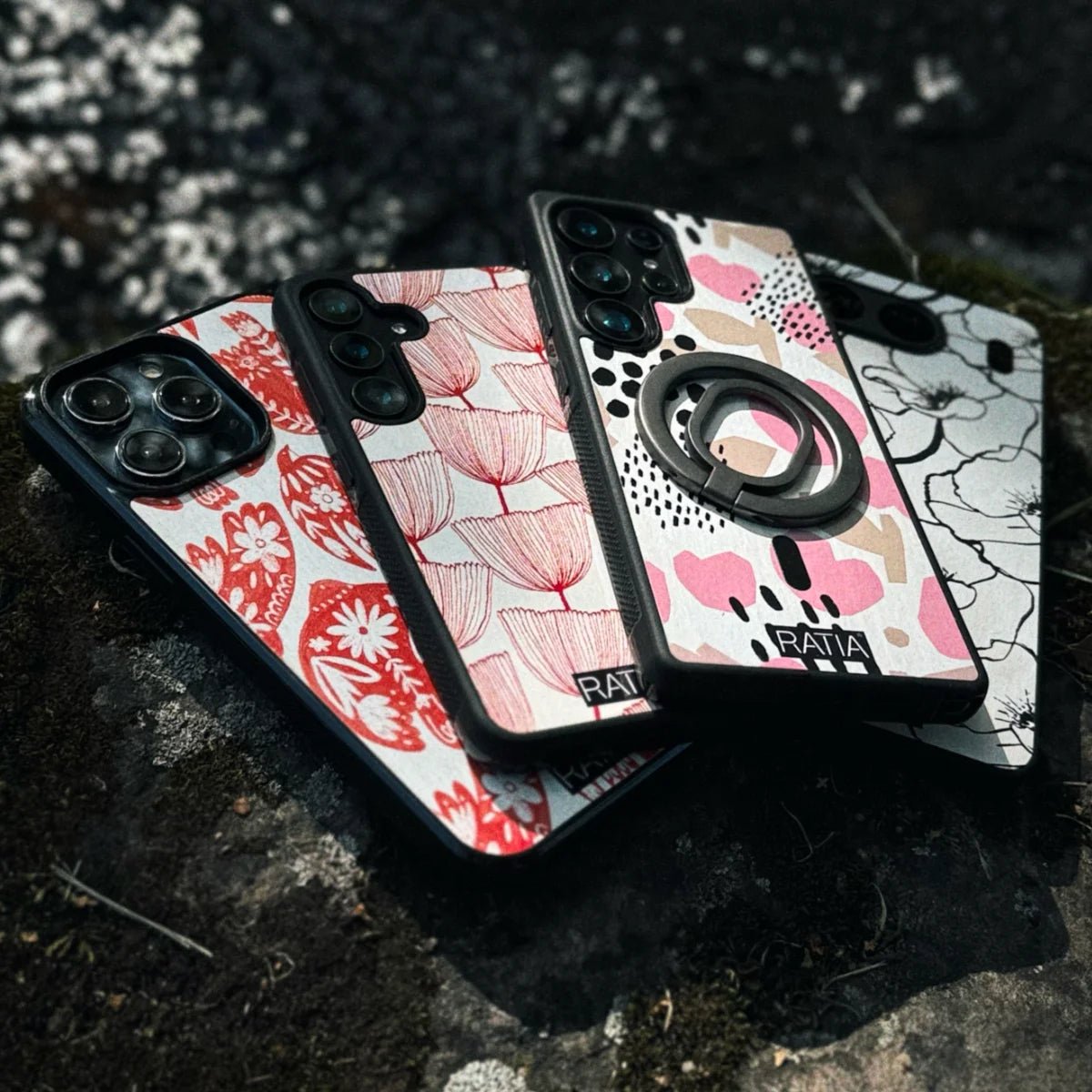 Lastu puiset kuoret iPhone 13 -malleille värikkäillä RATIA-kuoseilla ja MagSafe-yhteensopivuudella