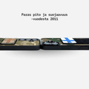 Lastu maastokuvioidut taktiset puhelimen kuoret MagSafe-yhteensopiva iPhonelle ja Samsungille