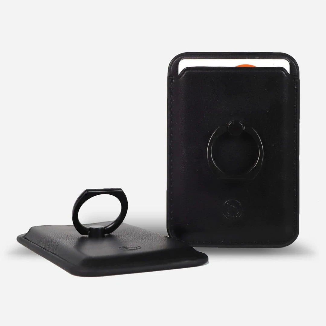 puhelimen kuoret, Lastu kuoret, MagSafe kuoret, Kuoret omalla kuvalla, kotelot, suojakuoret - Musta magneettinen lisävaruste sormipidikkeellä puhelimelle, Lastu Select Magnetic -mallisto