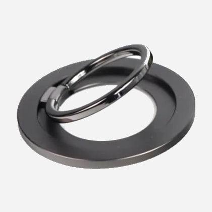 Puhelimen kuoret, Lastu kuoret, MagSafe kuoret - Metallinen musta magneettinen puhelinrengas pidike yhteensopiva Lastu puhelinkuorien kanssa - AVADA Best Sellers