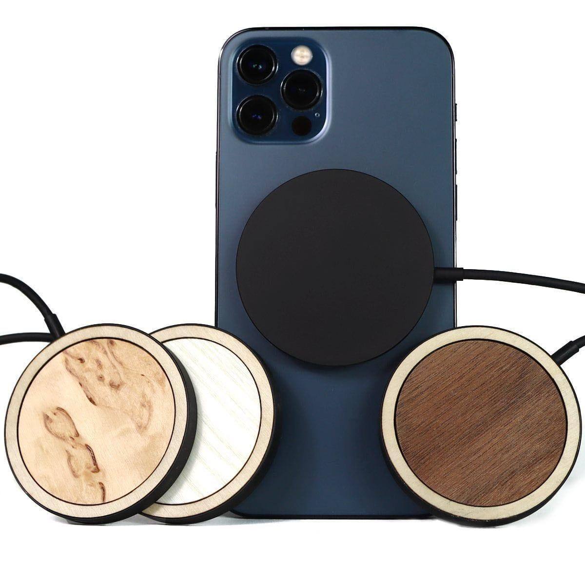 Wood+Aluminum MagSafe charger now available... - Lastu - Nordic Wooden Phone Cases - {{ product.product_type }} - 