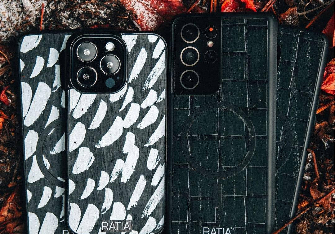 LASTU x RATIA Black - Lastu - Nordic Wooden Phone Cases - {{ product.product_type }} - 