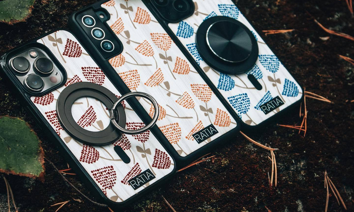 LASTU x RATIA -Malja - Lastu - Nordic Wooden Phone Cases - {{ product.product_type }} - 