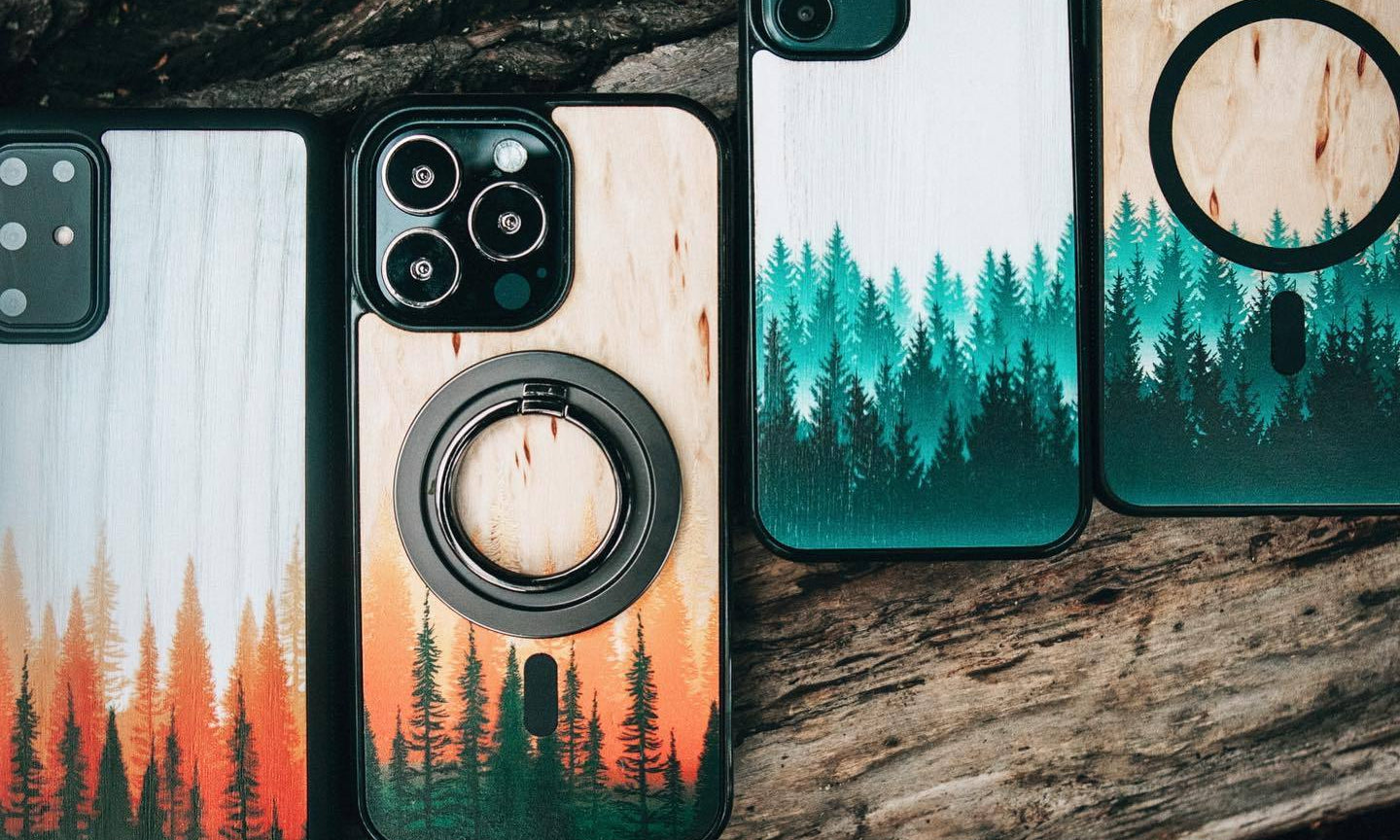 Nordic Forest - Pohj - Lastu - Nordic Wooden Phone Cases - {{ product.product_type }} - 