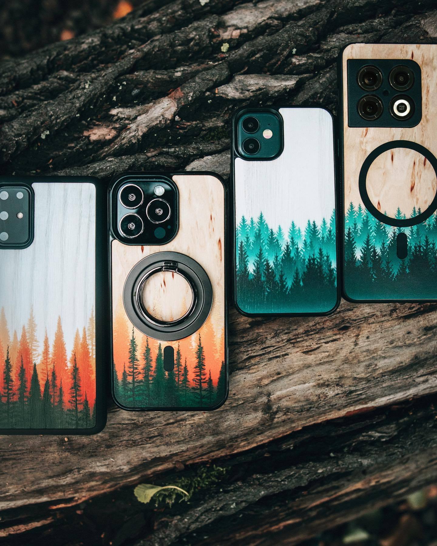 Nordic Forest - Pohj - Lastu - Nordic Wooden Phone Cases - {{ product.product_type }} - 