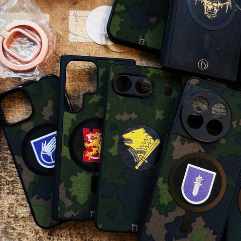 ROKKA M05 kuoret eri puhelinmalleille – käsintehdyt, kestävät Lastu kuoret