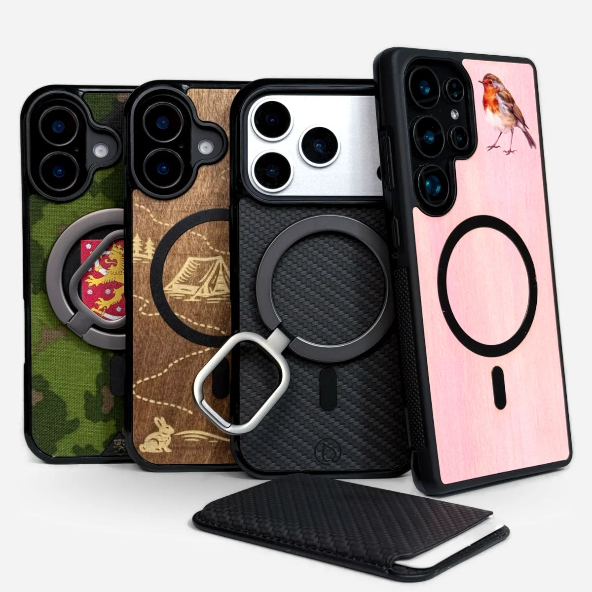 WOIMA - Markkinoiden vahvimmat MagSafe® kuoret, Lastu kuoret eri malleilla ja personoiduilla kuvilla, gallery 1, 1200x1200px.