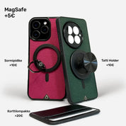 Lastu Cordura® kestävät puhelimen kuoret MagSafe-toiminnolla iPhonelle ja Samsungille, vedenpitävät ja iskunkestävät.