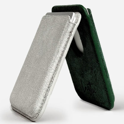 MOHKKE MagSafe-korttikotelo mustassa ja metsänvihreässä mokkapinnassa, Lastu AVADA - Best Sellers
