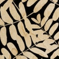 Lastu RATIA -kuosi puinen puhelimen kuori mustapohjaisella lehtikuvioinnilla Lastu AVADA - Best Sellers