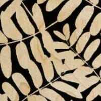 RATIA -kuosi: Lastu puhelinkuoret, musta tausta ja vaalea koivukuviointi, kestävä puinen rakenne, luonnollinen tekstuuri.