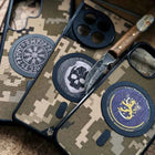 ROKKA Ukrainan maastokuvio MM14 puhelimen kuoret – aito kangas, MagSafe, Lastu