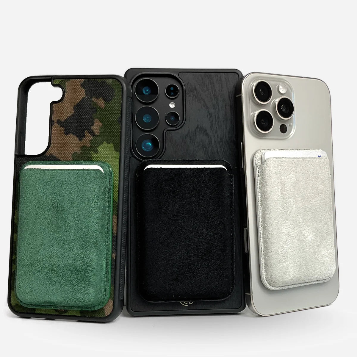 Lastu MultiCam® -aidosta jenkkien maastokankaasta valmistettu kestävä puhelimen kuori iPhonelle, Samsungille, OnePlusille, Pixelille ja Nothingille, Lastu kuoret.