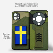 Lastu M90 aidosta ruotsalaisesta maastokankaasta valmistettu puhelimen kuori iPhonelle, laaja valikoima puhelinkuoria.