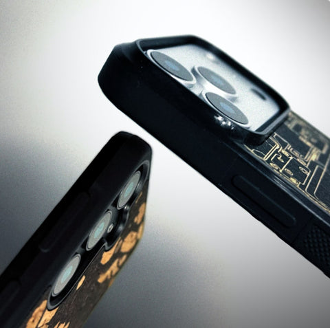 KAI/KEN - Kaikki materiaalit ja kustomoinnin yhdessä tuotteessa, MagSafe-yhteensopivat puhelinkuoret elektroniikkakuvioilla.