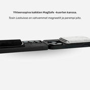 Lastu Cordura® mustat kestävät puhelimen kuoret MagSafe-toiminnolla iPhonelle ja Samsungille, Lastu kuoret.