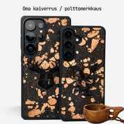 KUKSA – Puhelimen kuoret kahvista ja puusta