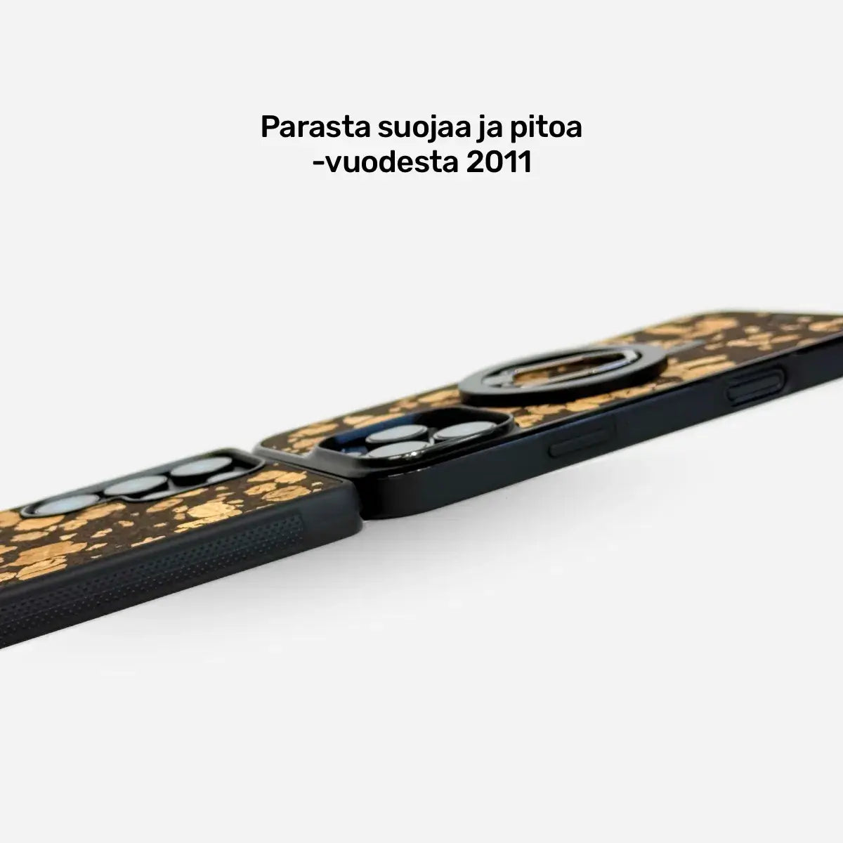 Lastu KUKSA puinen kuori iPhone 14 Pro Max -puhelimelle, ainutlaatuinen kahvinporosekoitus, puhelimen kuoret, MagSafe-kuoret, Lastu kuoret