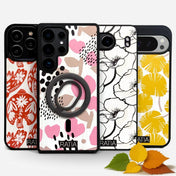 Lastu puiset puhelimen kuoret värikkäillä RATIA-kuoseilla eri iPhone- ja Samsung-malleille MagSafella