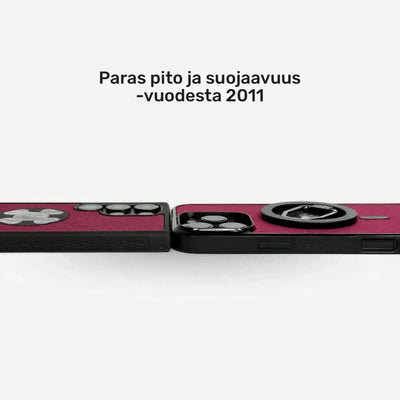Lastu  IPhone 17 Pro ja Samsung Galaxy S26 Lastu puhelimen kuoret burgundin värissä, armeija-teksti taustalla
