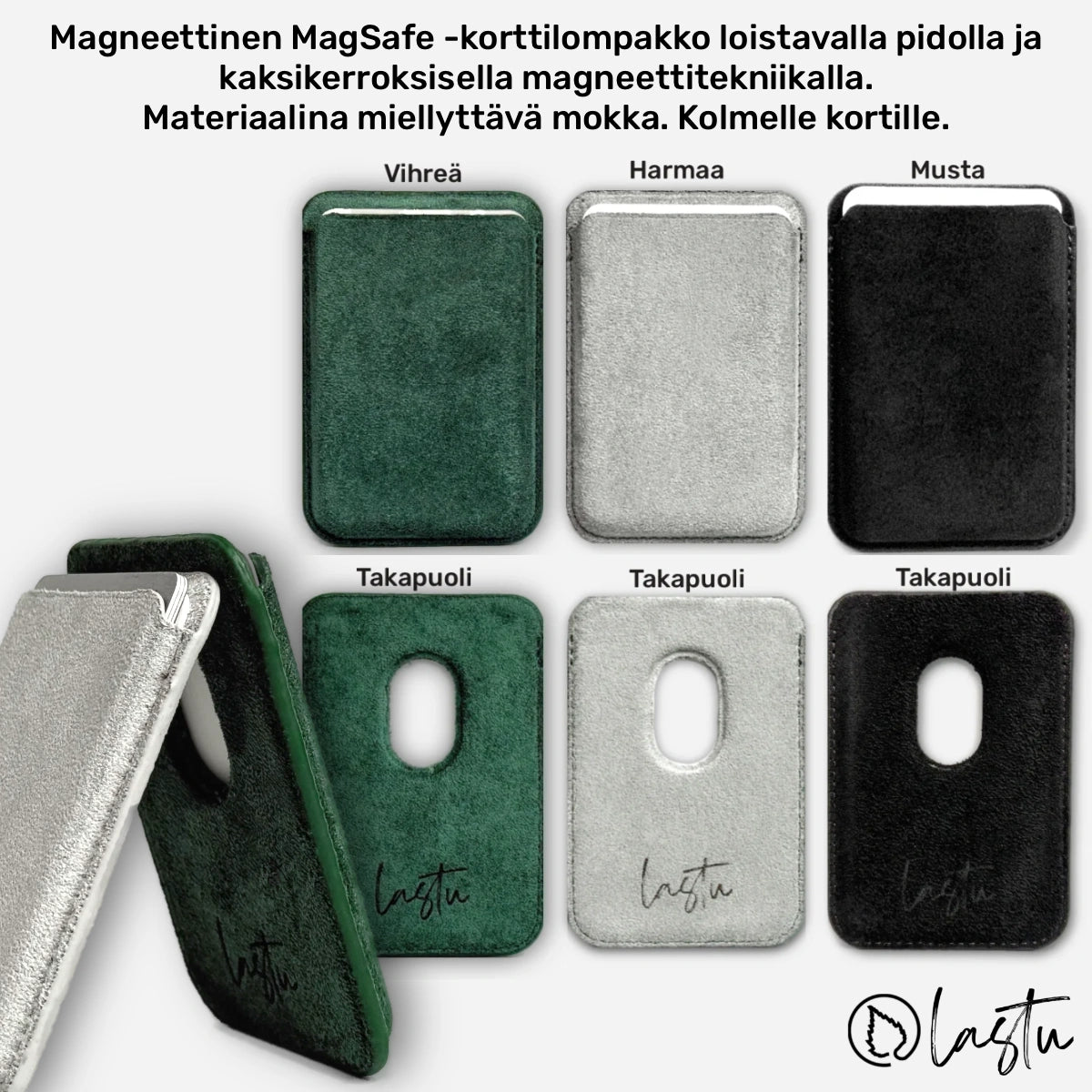Pohjolan Metsät 2025 -puhelimen kuoret valkoinen korkkipuu, musta kehys, Lastu MagSafe-kuoret iPhone Samsung OnePlus Pixel Nothing