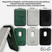 Pohjolan Metsät 2025 -puhelimen kuoret valkoinen korkkipuu, musta kehys, Lastu MagSafe-kuoret iPhone Samsung OnePlus Pixel Nothing