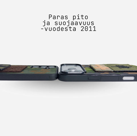 VELCRO - Phone case in military fabric with Velcro surface 🇫🇮