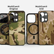 Lastu MultiCam® Cordura 500 aidot maastokuvioidut puhelimen kuoret iPhonelle, Samsungille, OnePlusille, Pixelille, Nothingille.