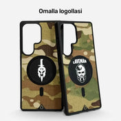 Lastu MultiCam® Cordura 500 Puhelimen kuoret Samsungille omalla logolla, kestävä maastokuvioitu suojakuori
