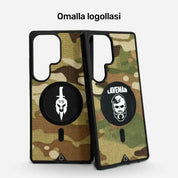 Lastu MultiCam® Cordura 500 Puhelimen kuoret Samsungille omalla logolla, kestävä maastokuvioitu suojakuori