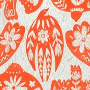 Lastu puinen puhelimen kuori iPhone 16 Pro -mallille oranssin ja valkoisen kuosilla RATIA-kuosi