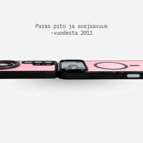 ROSA pinkit puiset kuoret – MagSafe-yhteensopiva, tukeva suoja, Lastu