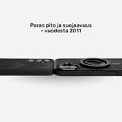 Lastu HIILIKOIVU mattamusta kotimainen koivukuori iPhonelle, puhelimen kuoret, MagSafe-yhteensopiva, puinen kuori, kännykän kotelo