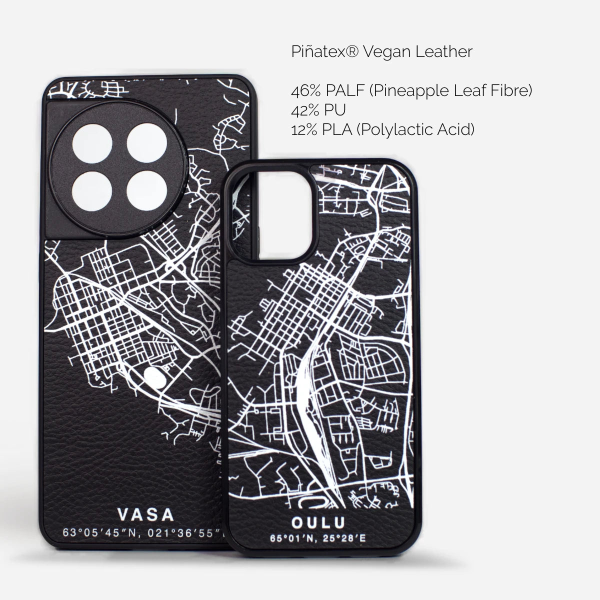 a phone case with a picture of a city on it