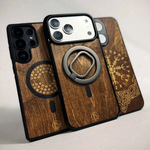 Lastu MagSafe puiset kuoret kaiverruksella – personoitu, vahvat magneetit