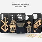 Lastu puiset kuoret kaiverruksella – LUMI vaalea koivu, MagSafe-valinta, personoitava