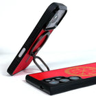 POPPY punaiset MagSafe-yhteensopivat kuoret – kaiverrus, tukeva jalusta iPhonelle