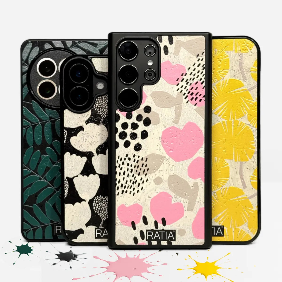 LASTU x RATIA -kuoret aidosta luonnonvalkoisesta korkista ja suomalaisesta koivusta, puhelimen kuoret, Lastu, iPhone kuoret, Samsung kuoret, OnePlus kuoret, Lastu kuoret, Design-puhelinkuoret – Lastun Design Collection, LASTU x RATIA - Ajatonta. Suomesta.