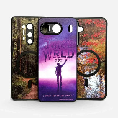 Lastu  Lastu puhelimen kuoret iPhone 17 Pro: metsä, Juice WRLD taide, syksyiset rantapuut, aitoa puuta