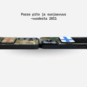 Lastu maastokuvioidut taktiset puhelimen kuoret MagSafe-yhteensopiva iPhonelle ja Samsungille