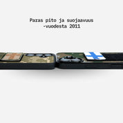Lastu maastokuvioidut taktiset puhelimen kuoret MagSafe-yhteensopiva iPhonelle ja Samsungille
