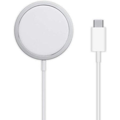 Puhelimen kuoret, Lastu kuoret, MagSafe kuoret, kuoret omalla kuvalla, kotelot, suojakuoret - Magneettinen langaton latausalusta USB-C-liitännällä valkoinen - Lastu Select lisävarusteet