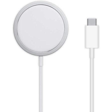 Magneettinen latauslaite iPhone-, Samsung-, OnePlus- ja Google Pixel -puhelimille. Pyöreä valkoinen langaton latausalusta ja USB-C-kaapeli. Yhteensopiva Lastun suojakuorien kanssa. Tehokas ja kätevä lisävaruste älypuhelimille. Lastu